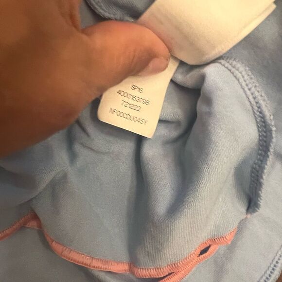 Women’s The North Face racer back soft Sweat Now Summit Later tank top. Size L - Picture 5 of 10